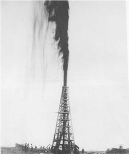 Lucas Gusher at Spindletop, Texas, January 10, 1901